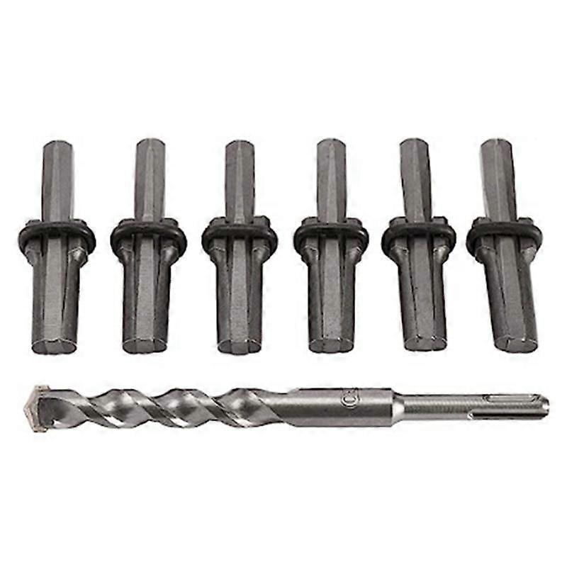 Stone Splitter Hand Tool Kit Stone Splitter with Drill Bit Tools for Splitting Rock Concrete Marble