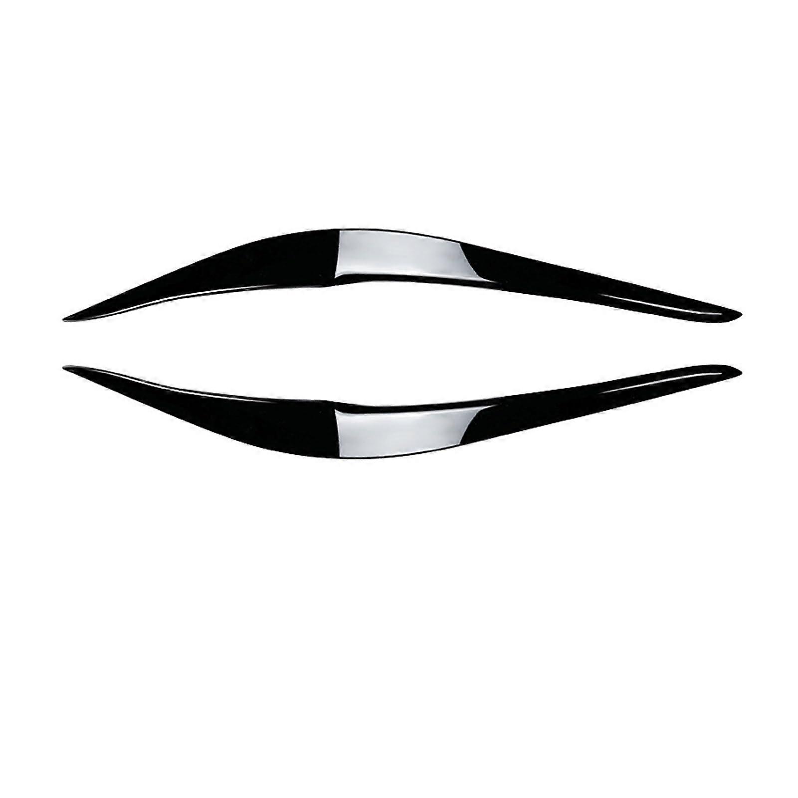 Headlight Eyebrow Car Sticker For BMW 2 Series F22 F23 2015-2019 Piano Black Exterior Modification