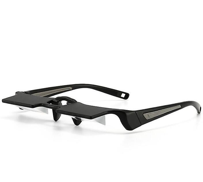 Unisex Lazy Glasses , Mirror Glasses 90 Degree Glasses for Laying Down Reading