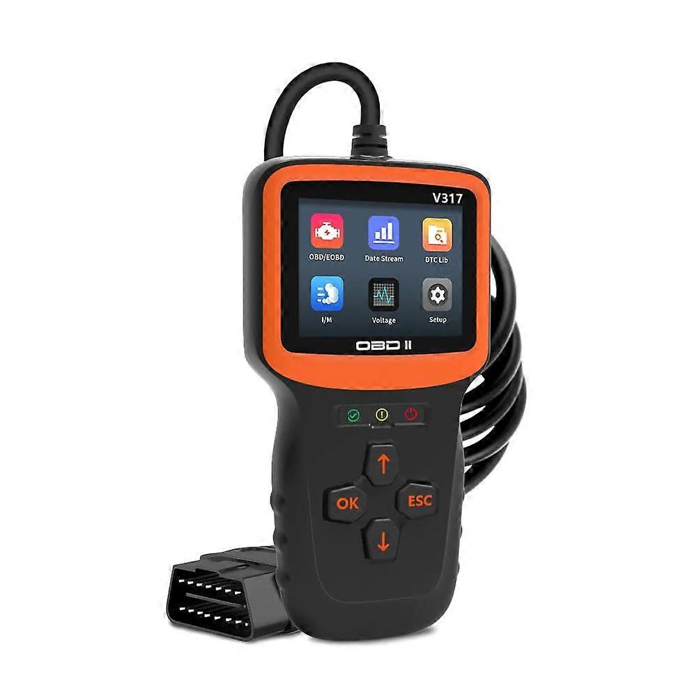 for V317 Car Diagnostic Tool Automobile Fault Detector OBD Realtime II Engine Fault Diagnosis Lookup Code Reader Check Tool