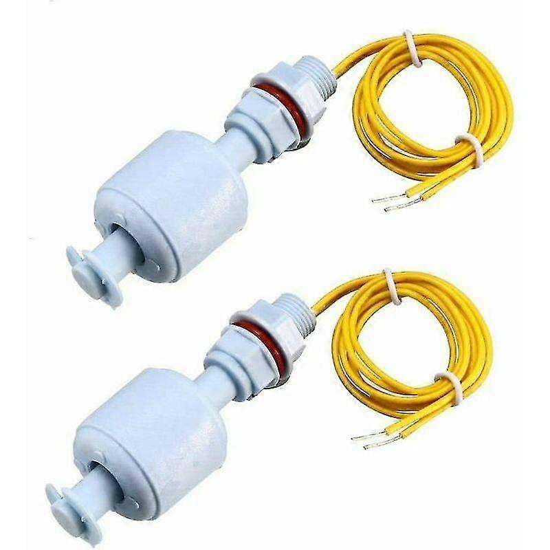 2pcs Pp Float Switch For M10 Water Pump Tank Liquid Water Level Sensor, With Cable