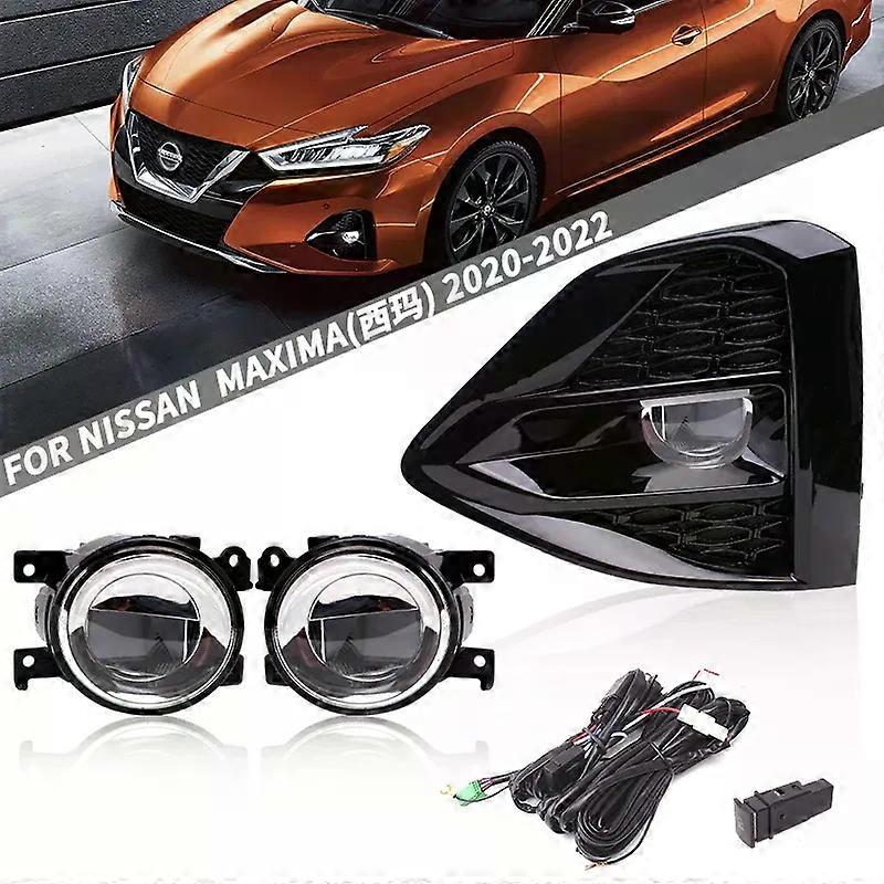 High qualityFor Nissan  MAXIMA 2020 2021 2022 Front Fog Lights Car Styling Spot Light Fog Lamps With Switch - 1 Pair