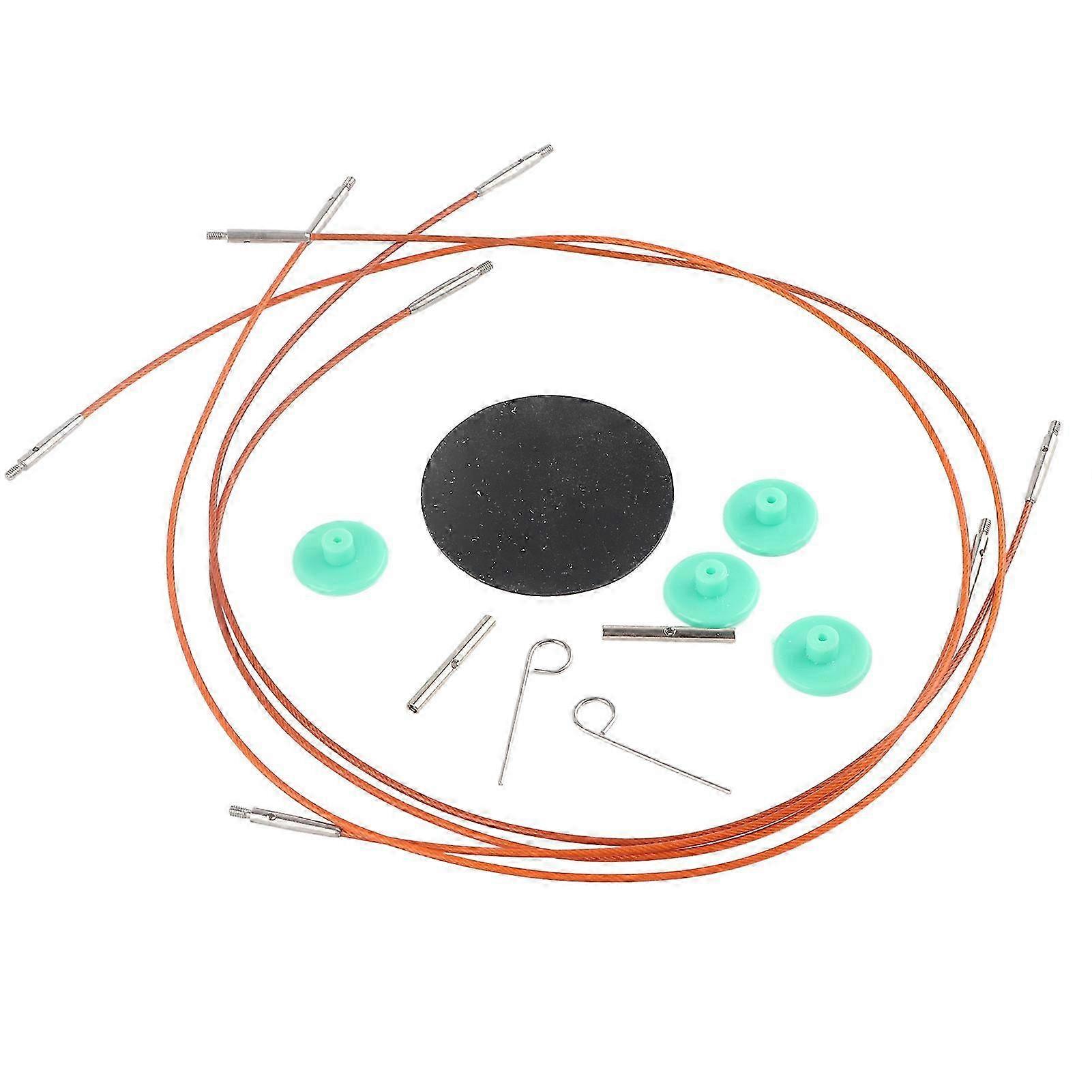 Carbonized Needles Set, Aluminum Circular Ring Needles Bamboo Knitting