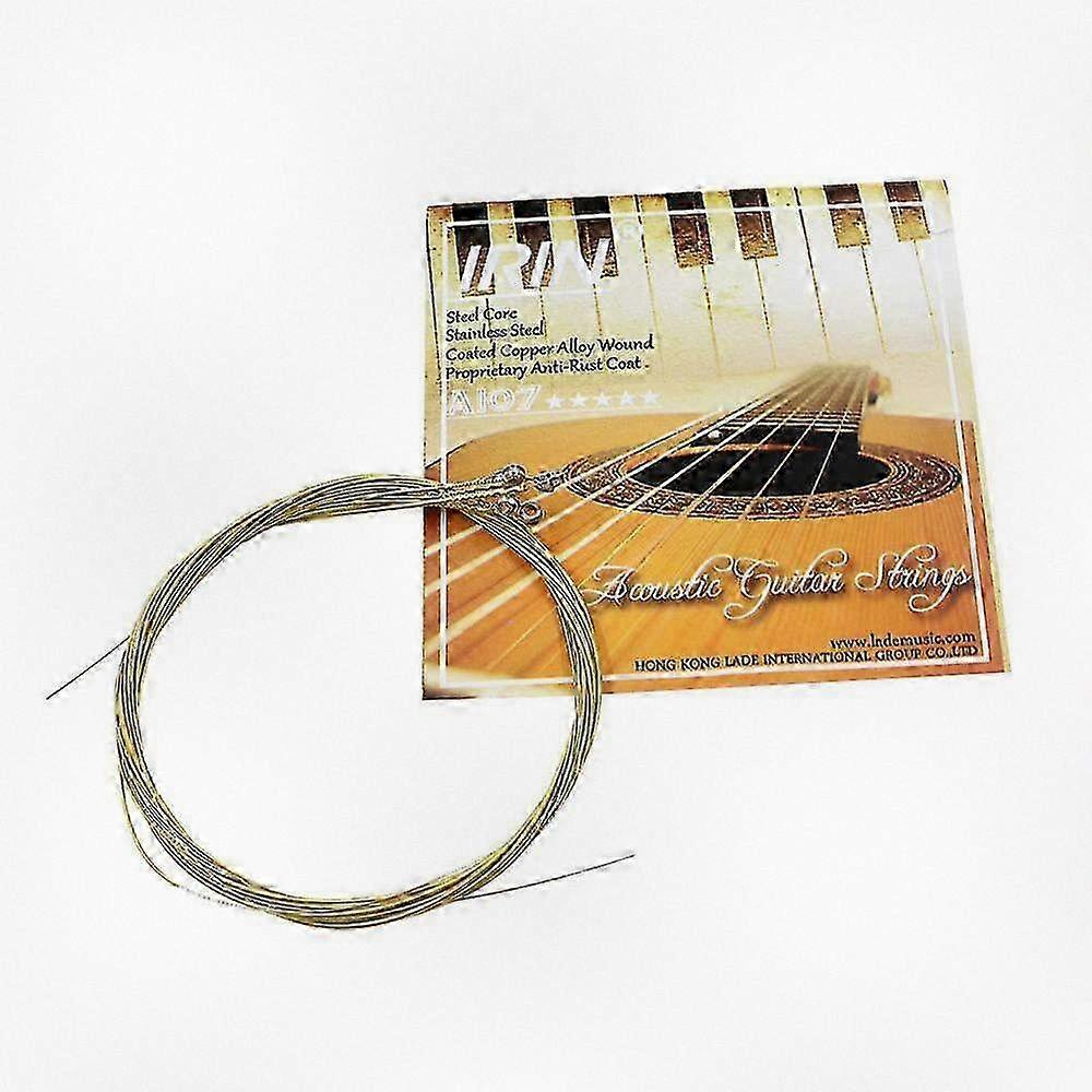 6pcs Musical Strings for Acoustic Guitars - Replacement Strings for Stringed Instruments