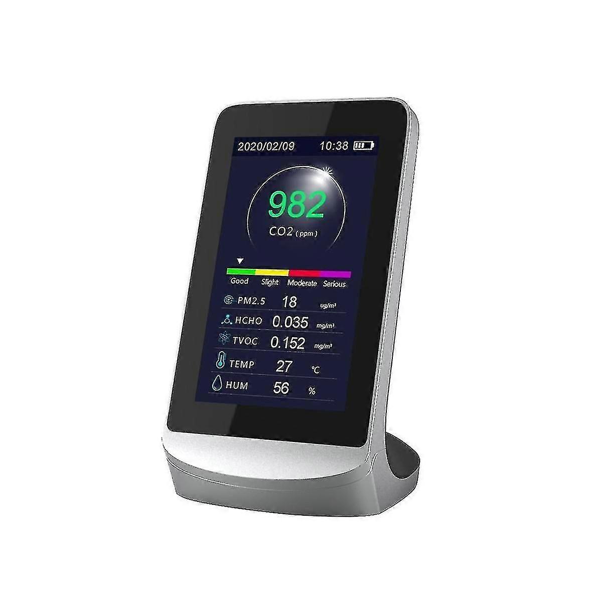 Wifi Air Quality Detector, High Sensitivity Tvoc Quality Monitor Co2 Carbon Dioxide Sensor Analyzer