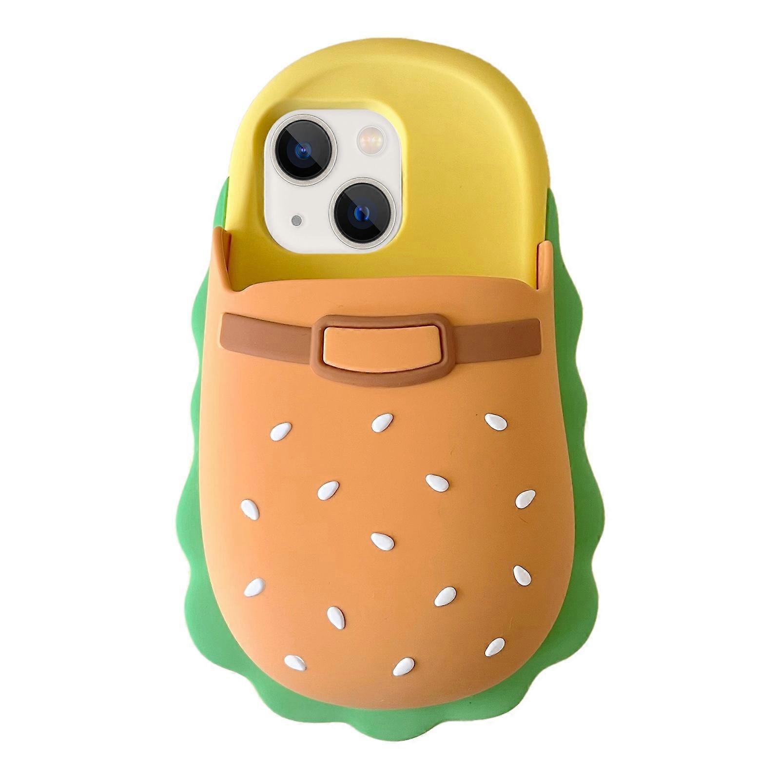 Hamburger Silicone Full Coverage Phone Case