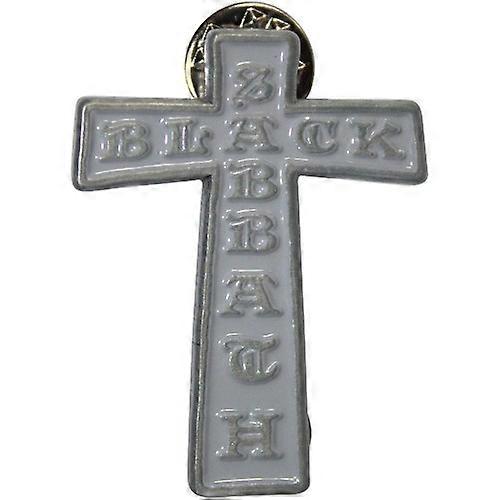 Black Sabbath Cross Badge