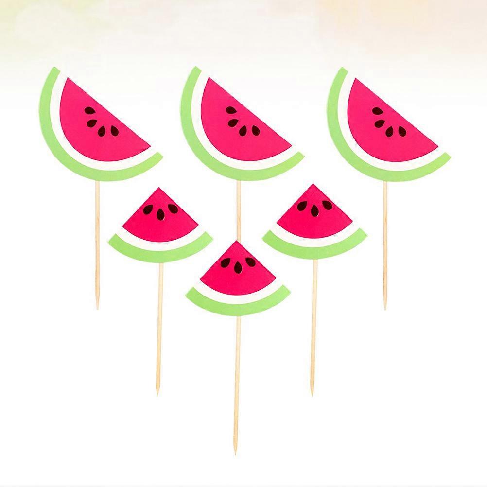 Dessert Picks in Watermelon Design, Creative Solution for Cake Decorating Needs