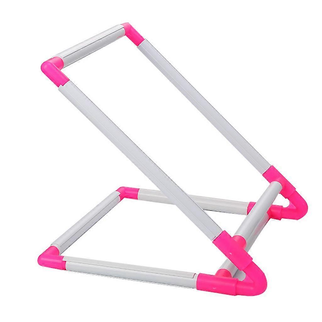 Rectangle Plastic Clip Embroidery Frame Hoop Stand Holder Easy Operation Cross Stitch Supplies 30x25x20cm