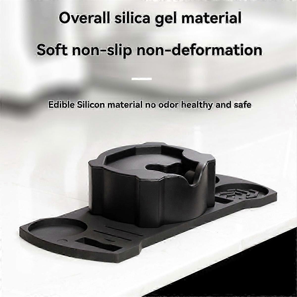 Espresso Tamper Station Base 51/54/58mm Universal Silicone Handle Dispenser Powder Dispenser Needle Seat Support A