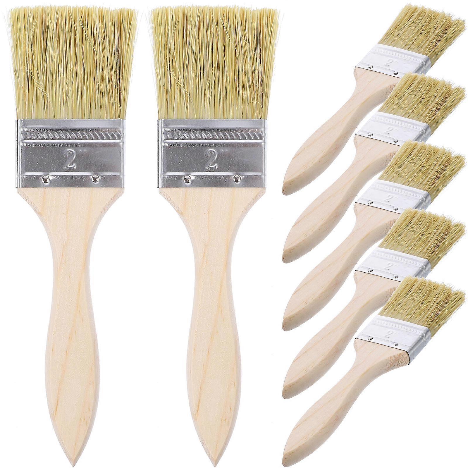 Artisan Paint Brush Set, Ergonomic Wood Handle for Professional Results