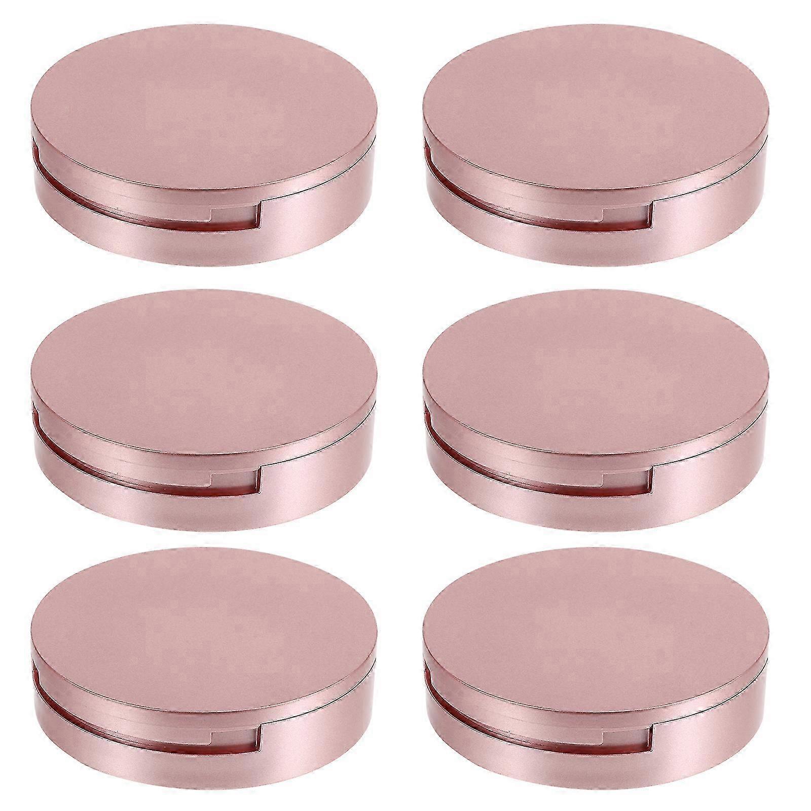 5Pcs Double Layer Eyelash Box with Mirror - 7.5x2cm Storage Case