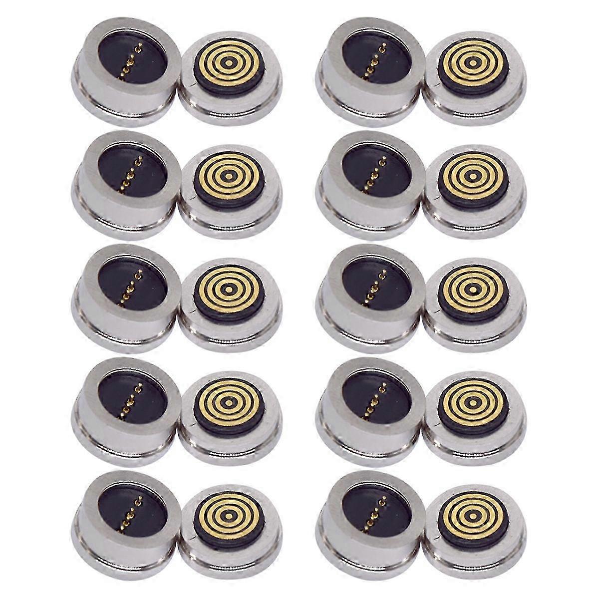 360° Rotating Magnetic Pogo Pin Connector with 4PIN Waterproof Design