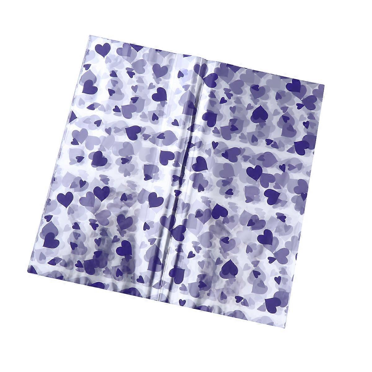Diy Paper Craft Square Wrapping Paper Purple Bouquet present Wrapping 45x45 Cm 50 Sheets