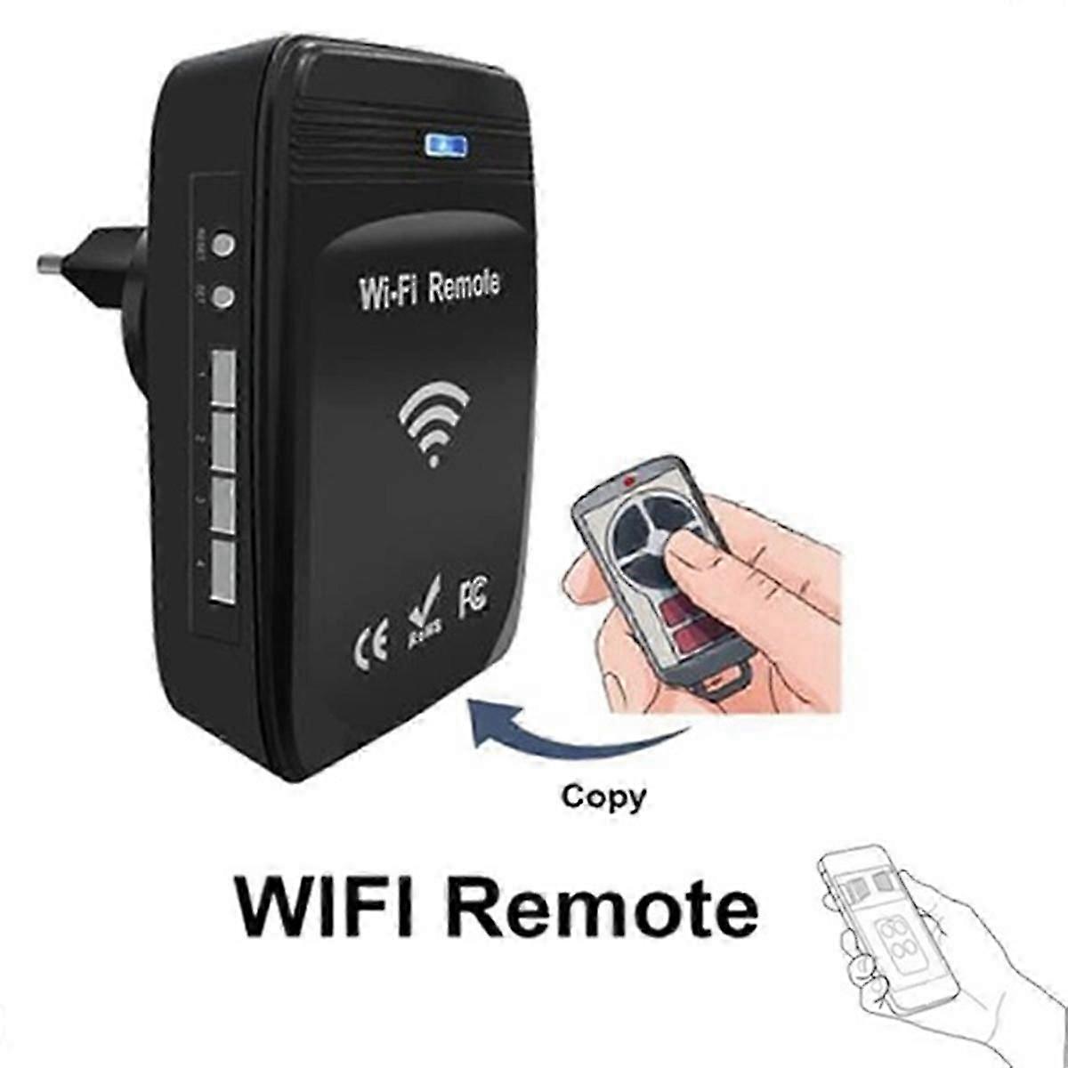 WiFi to RF Converter 287MHz-868MHz Rolling Code Garage Door Remote EU Plugyi wu