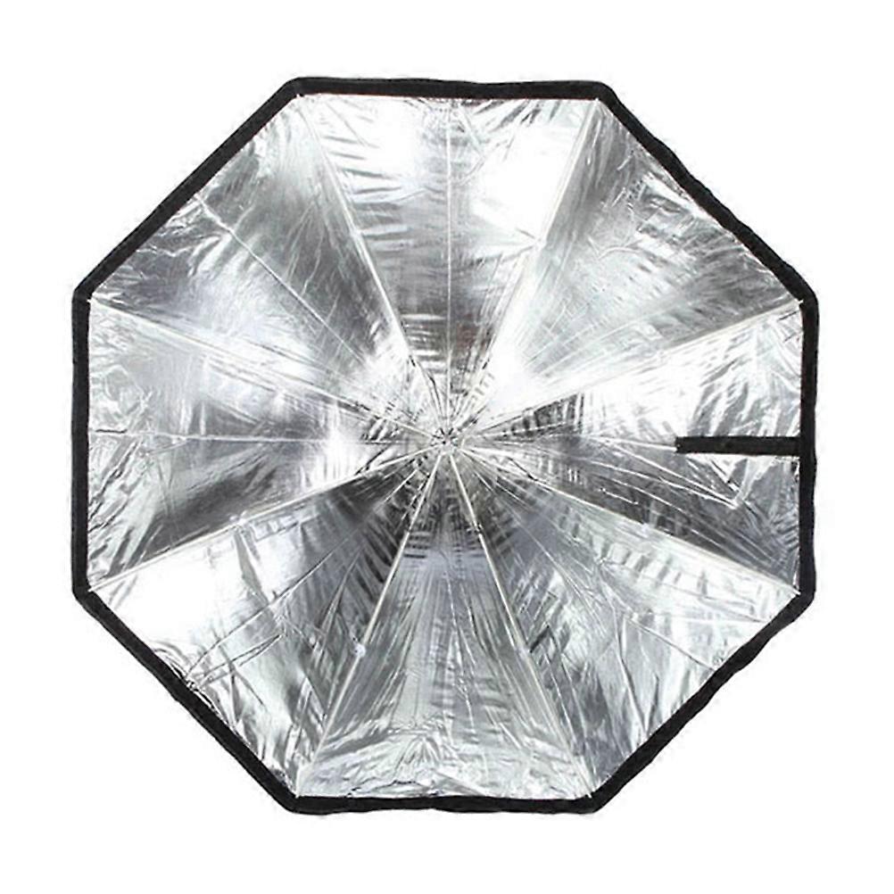 Creative Photographic Softbox Octagonal Umbrella for Video Light with Nylon Material Silver Color