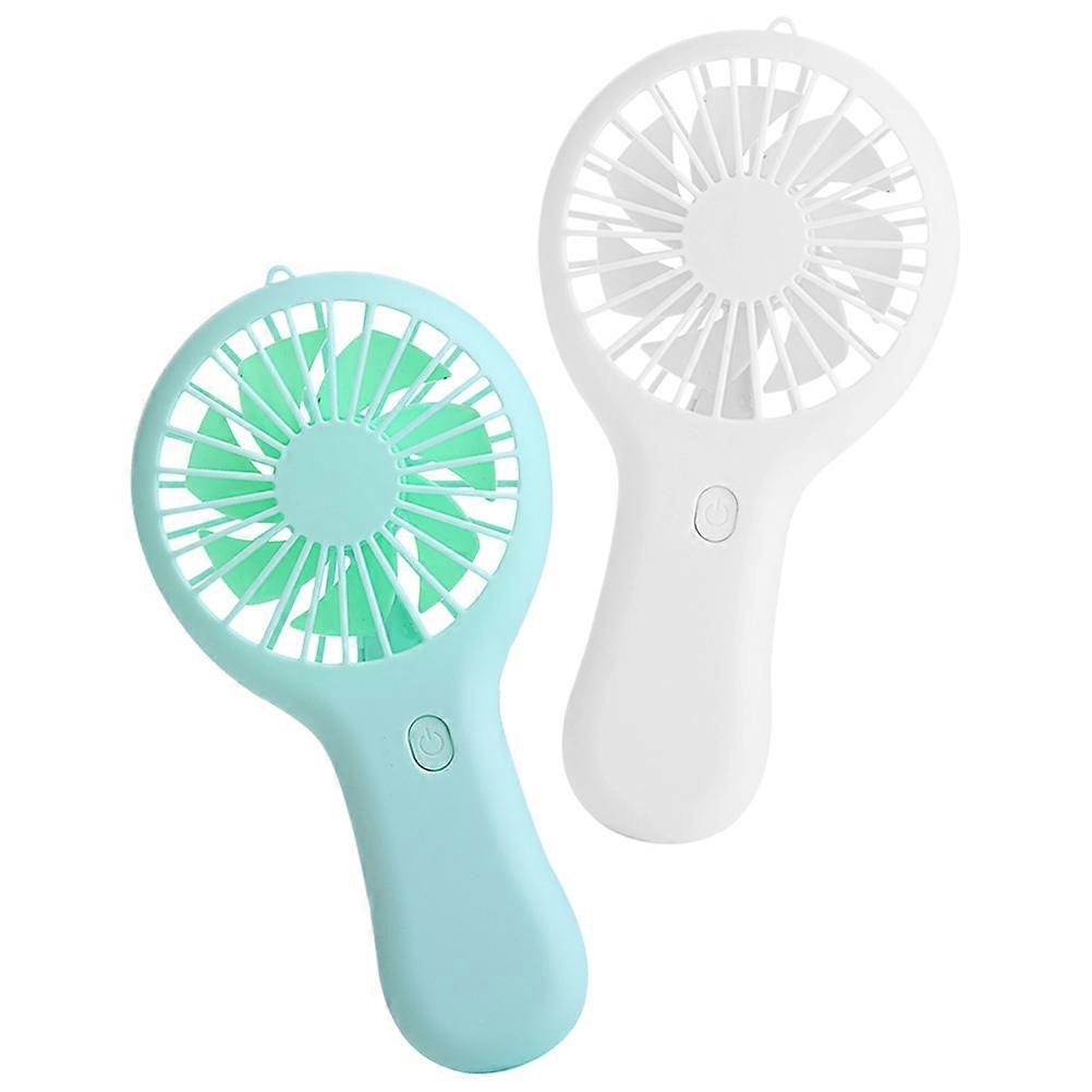 Handheld Mini Fan USB Rechargeable Lightweight Portable Cooling Fan with Speed Settings for Outdoor Travel, Commuting & Daily Use