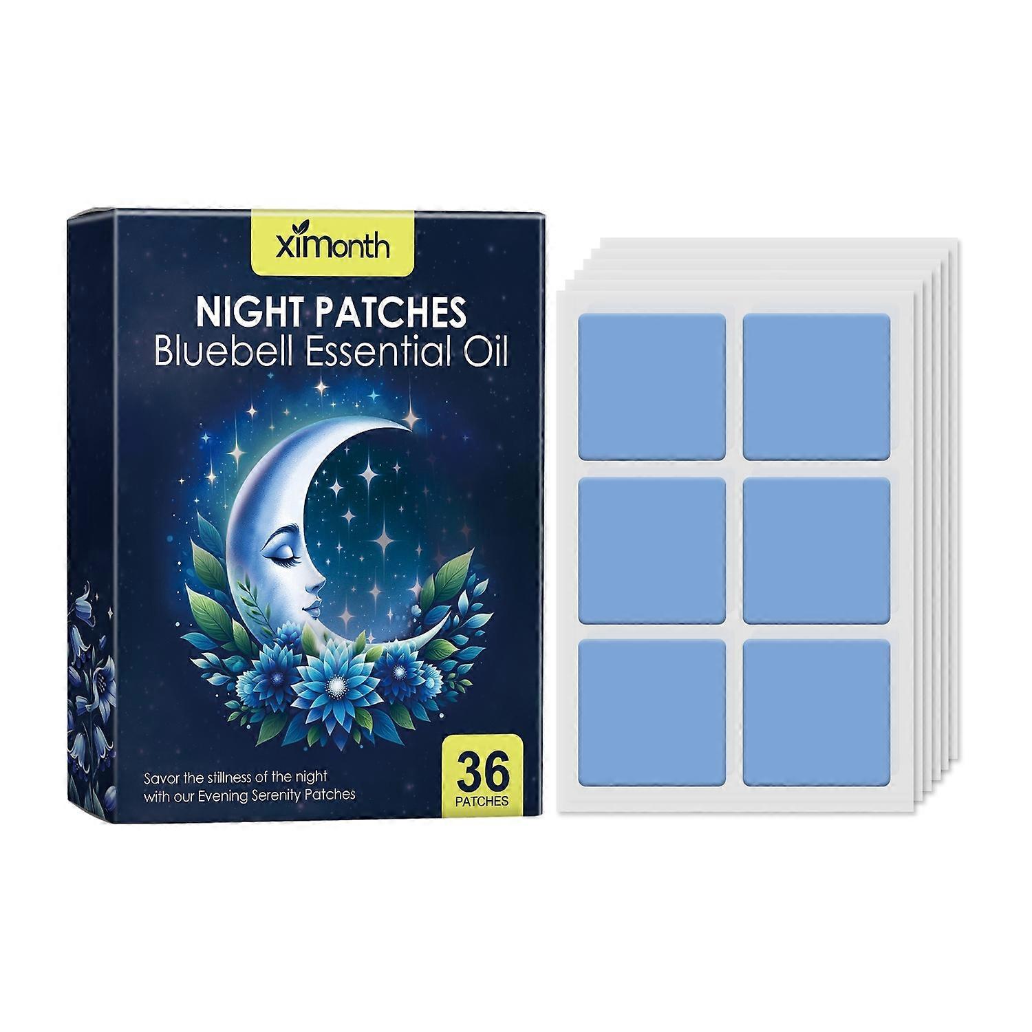 Ximonth sleep patch night patch scented essential oil patch jasmine lavender citrus blue wind sleep 