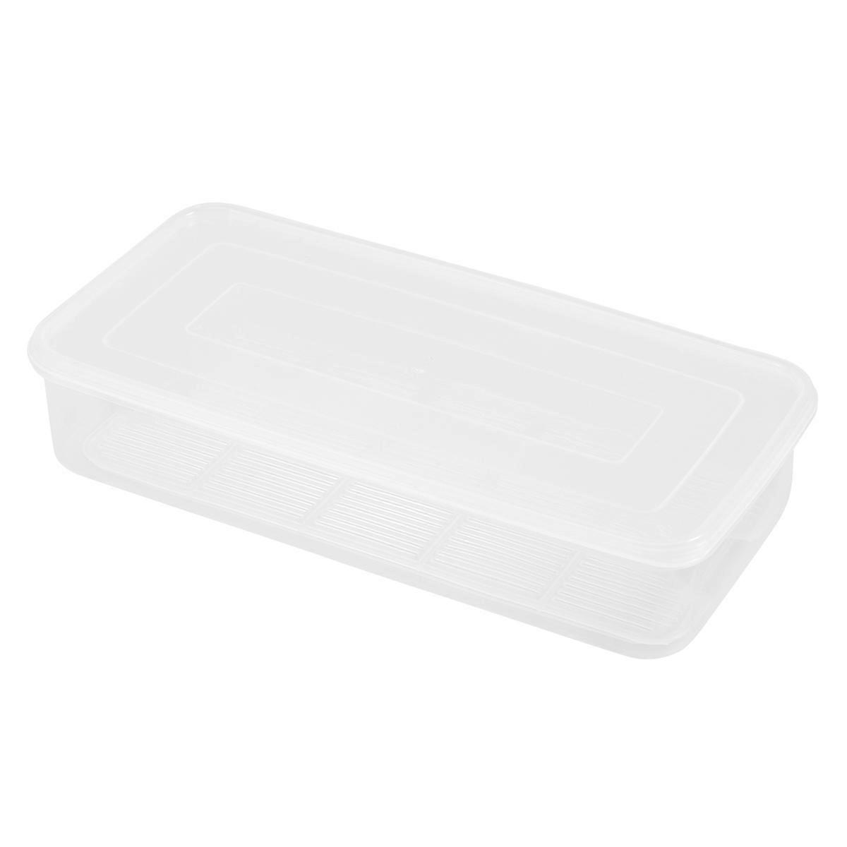 Small Crisper with Drainer for Fruit and Vegetable Preservation in Restaurants 29x15x6cm 1Pack