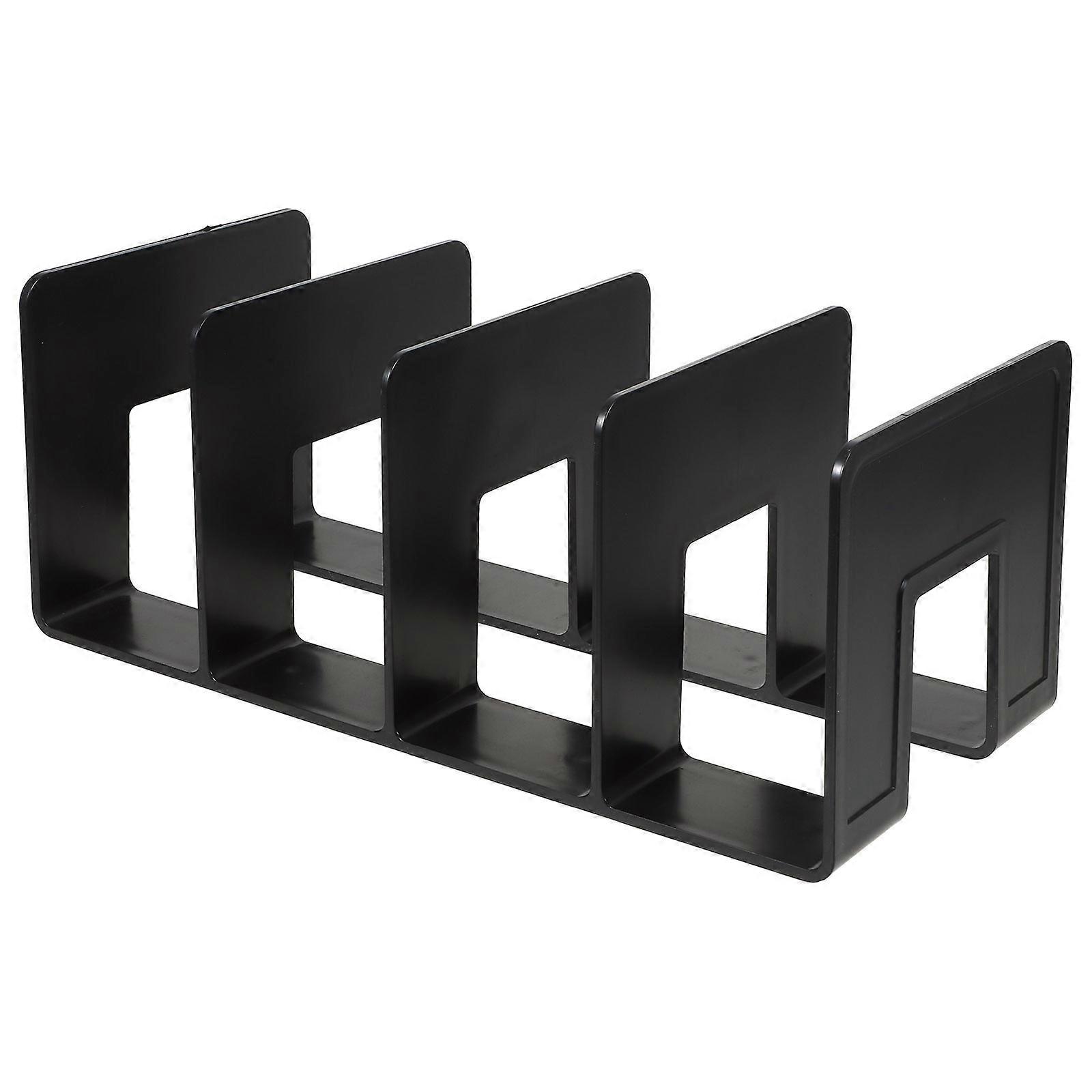 Sturdy Decorative Book Stand File Organizer Desktop Bookends for Home Office Library – Strong Load Bearing Capacity, Non Skid Base, Stylish Document