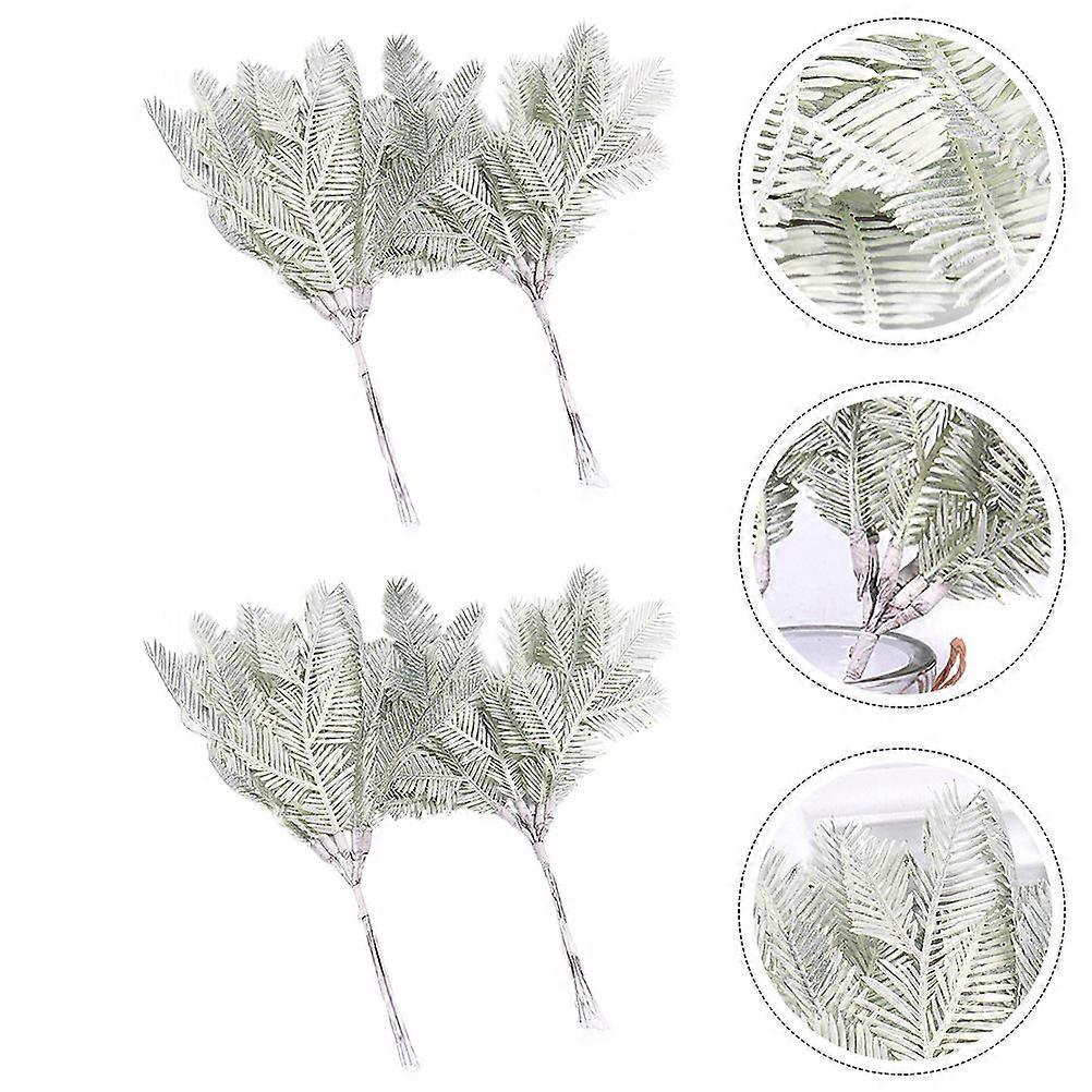 Artificial Leaves Bonsai Decoration Family Home Accessory 4Pcs