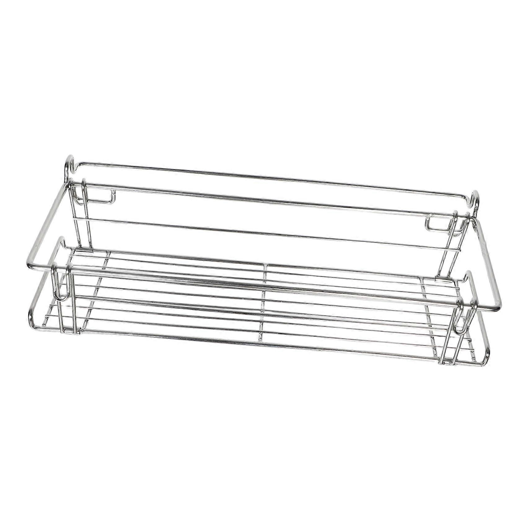 Camping Table Organiser Multi-Purpose Side Table With Hanging Basket And Storage Shelf For Barbecues And Outdoor Picnic