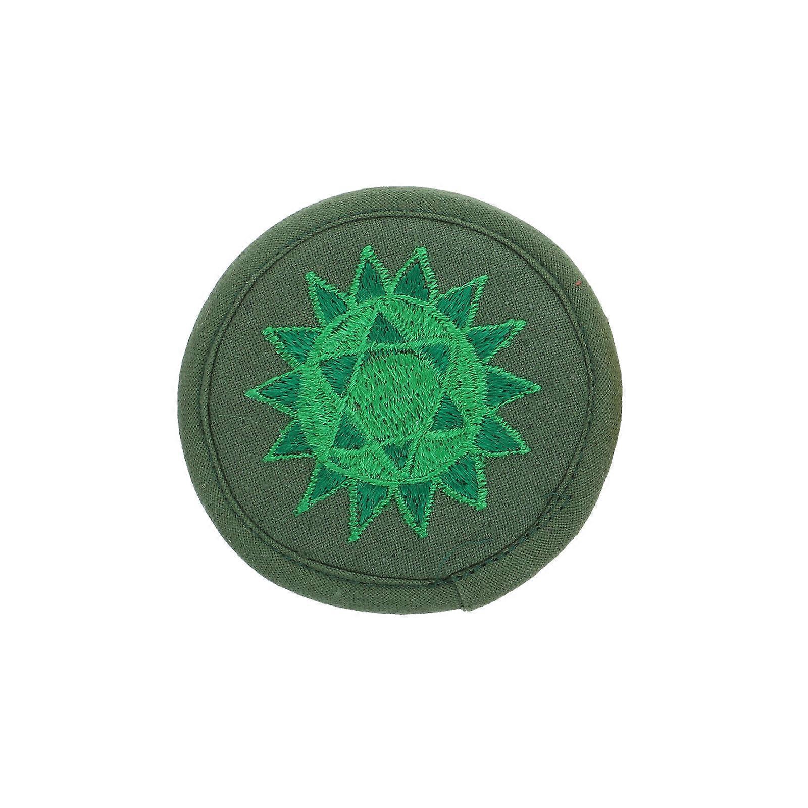 Religious Sound Bowl Mat Embroidered Cushion for Meditation Yoga Durable Non Slip Design for Chakra Zen Practices Buddhism Enthusiasts