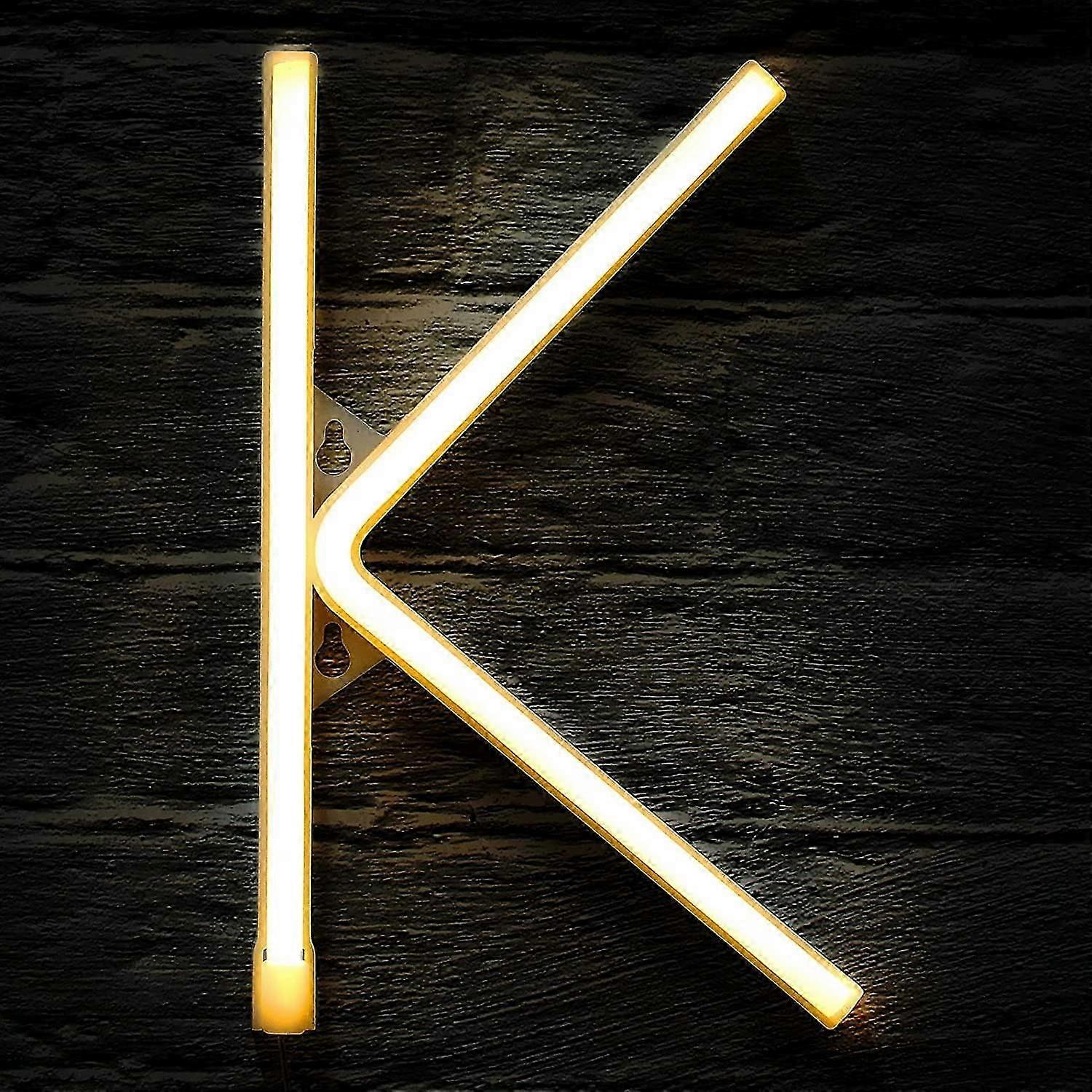 LED Neon Ceiling Light Alphanumeric Symbol Neon Light with Wireless Remote Control Switch