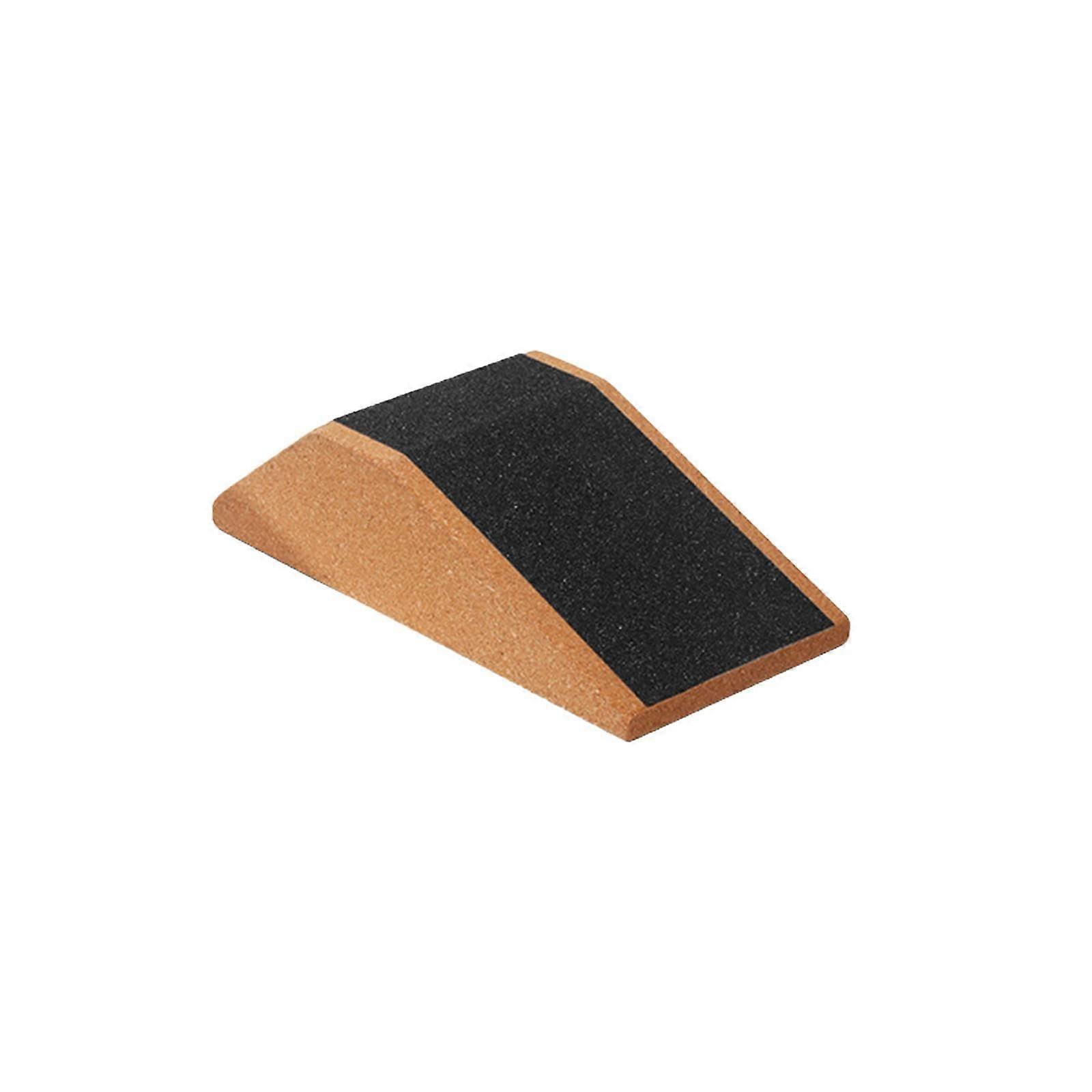 Cork Squat Wedge Yoga Block Platform for Squats and Pilates, Balance Training and Heel Raise, Compact