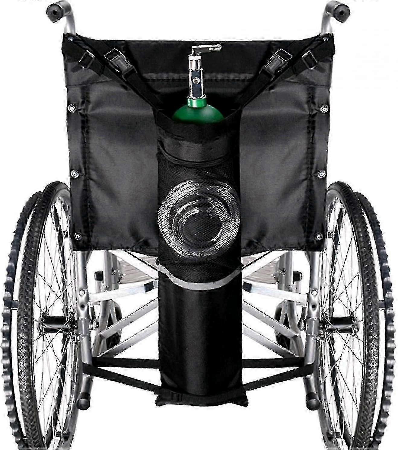 Oxygen Cylinder Bag For Wheelchairs,portable Oxygen Tank Holder With Adjustable Straps,fits Any Wheelchair And Most Oxygen Cylinders(size:75x25cm) Hap