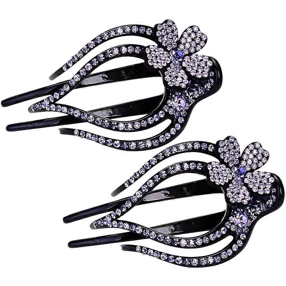 Rhinestones Duckbill Clips for Women – Non Slip, Durable Hair Accessories for Ponytails, Styling, Everyday & Special Occasions