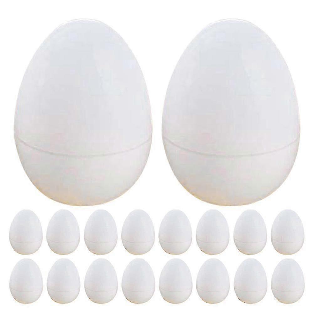 30pcs Fake Chicken Eggs Small Artificial Openable Eggs Simulation Eggs Easter Fake Egg Decorations