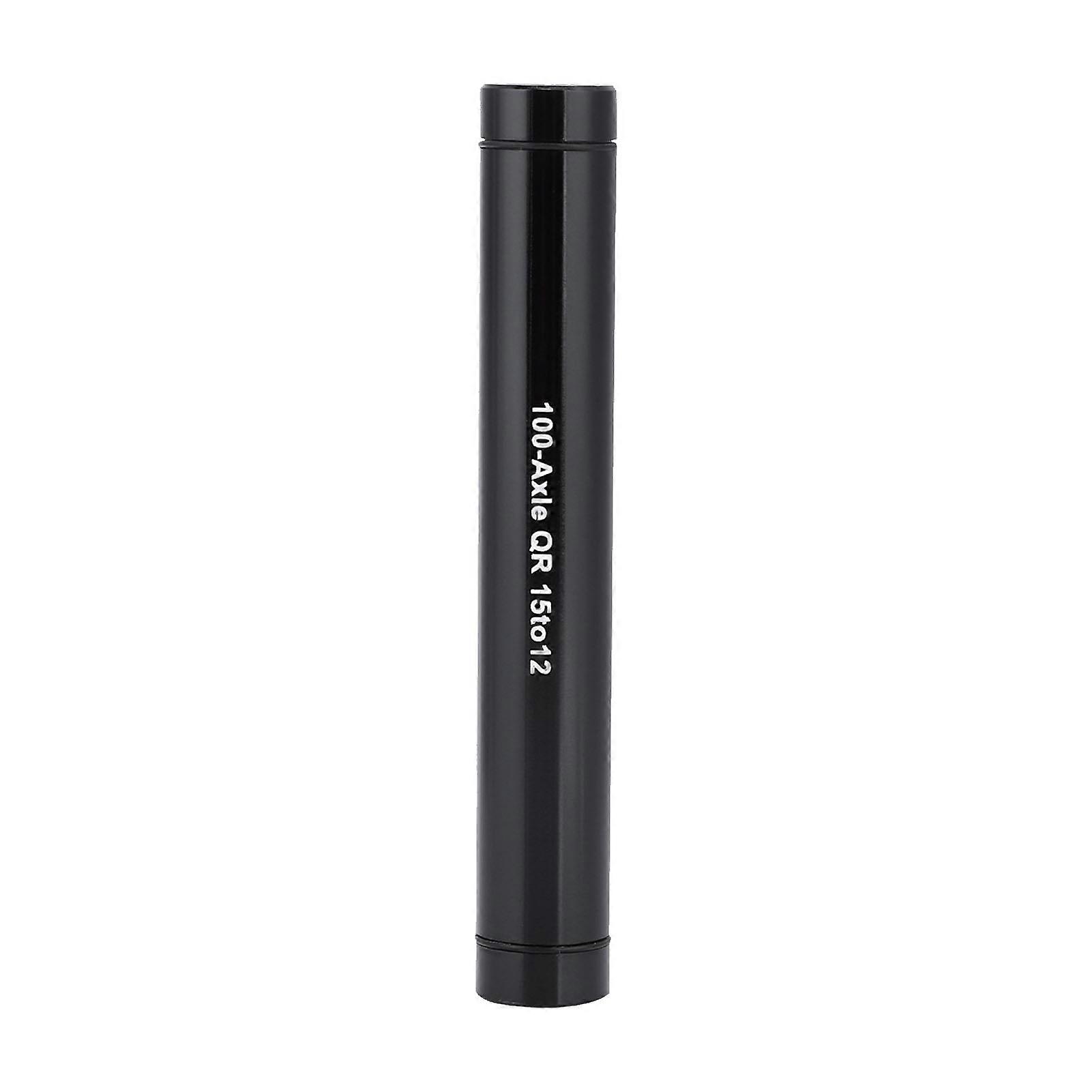 Adaptateur de moyeu d'axe traversant pour vélo, axe à dégagement rapide de 15 mm à 12 mm, noir