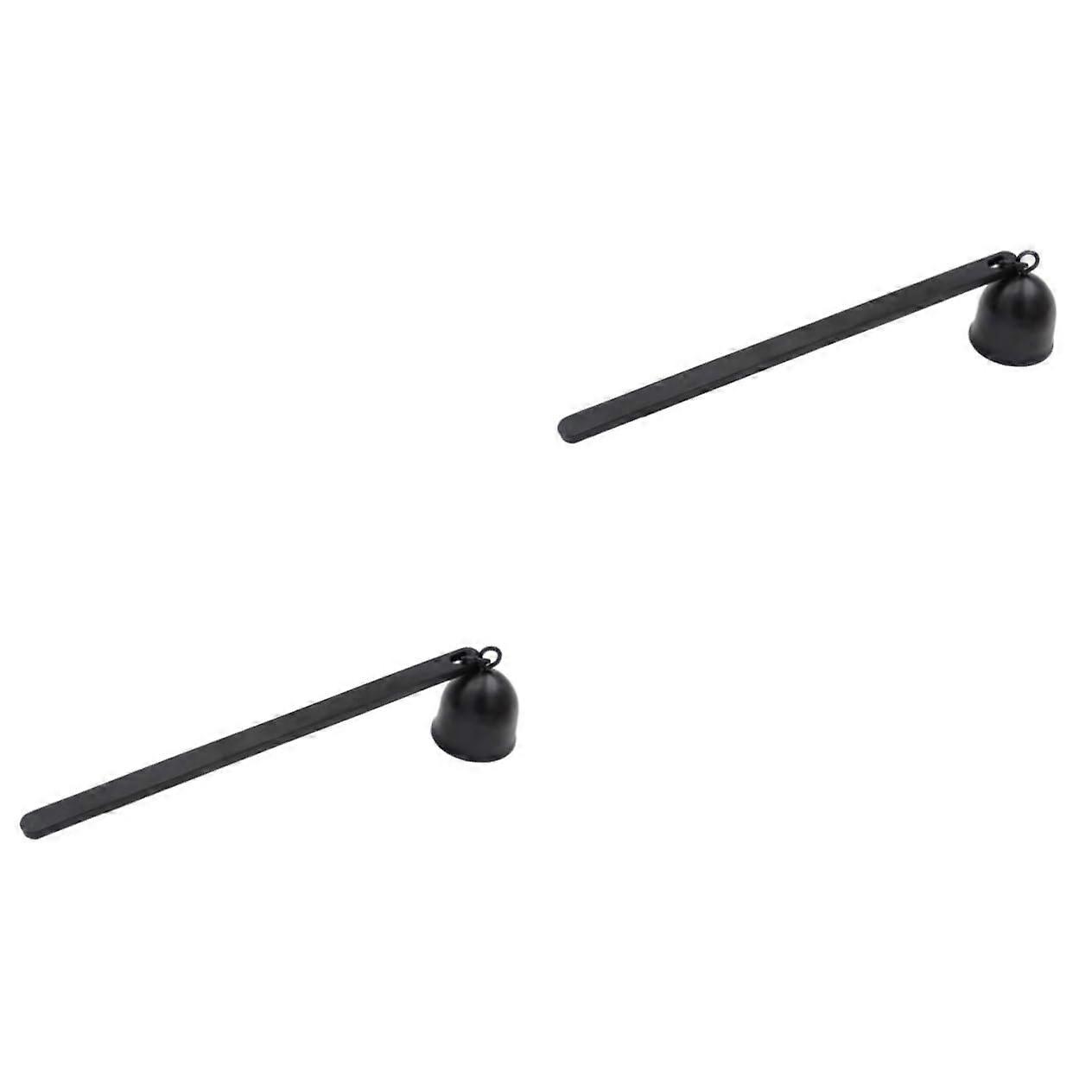 Wick Spoons Candle Cover Set of 2, Candle Lighter Extinguisher Snuffer, Bell Sniffer for Weddings and Outdoor Use