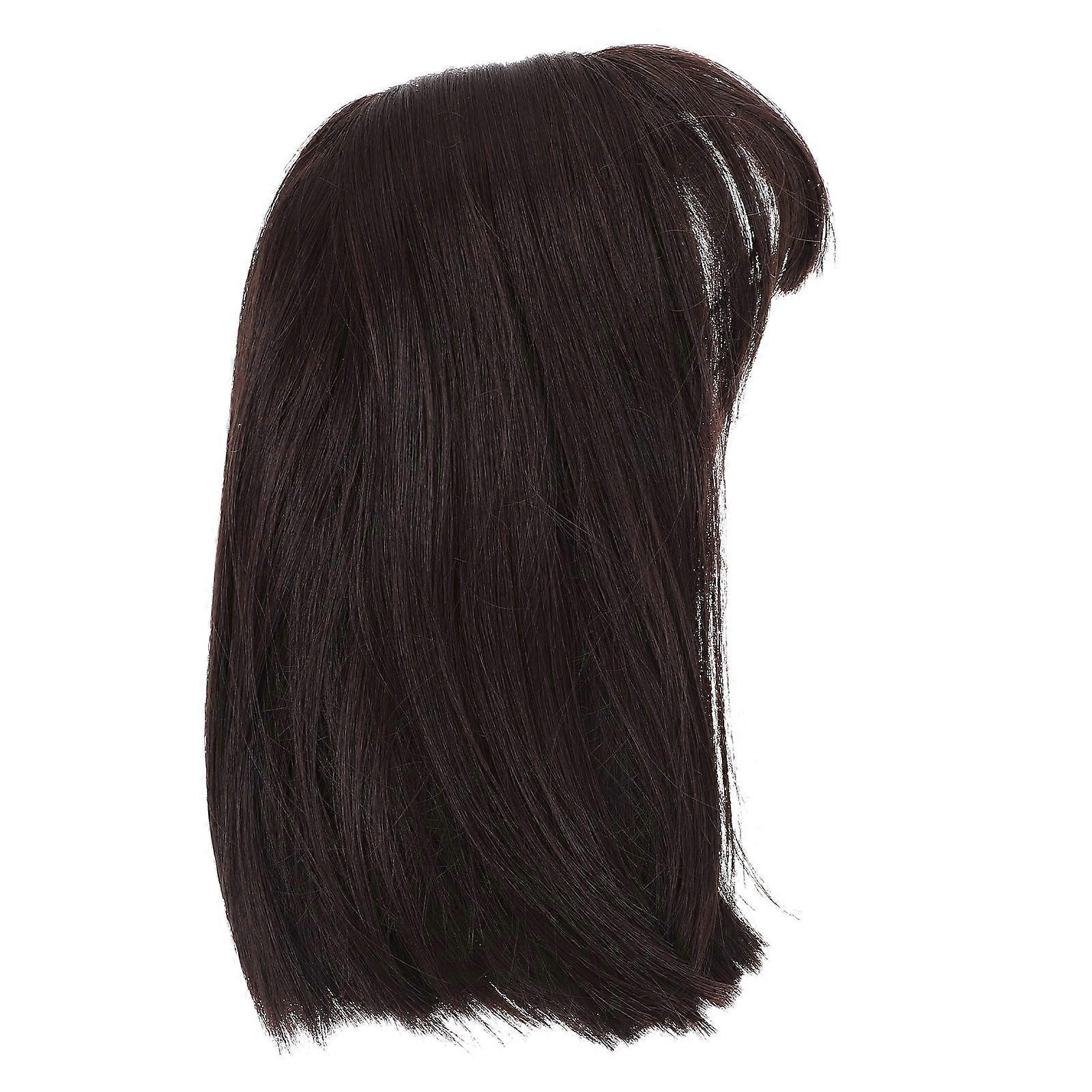 Lady's Bangs for Women Short Hair with Neat Bangs Wig Party 28X20CM 1Set