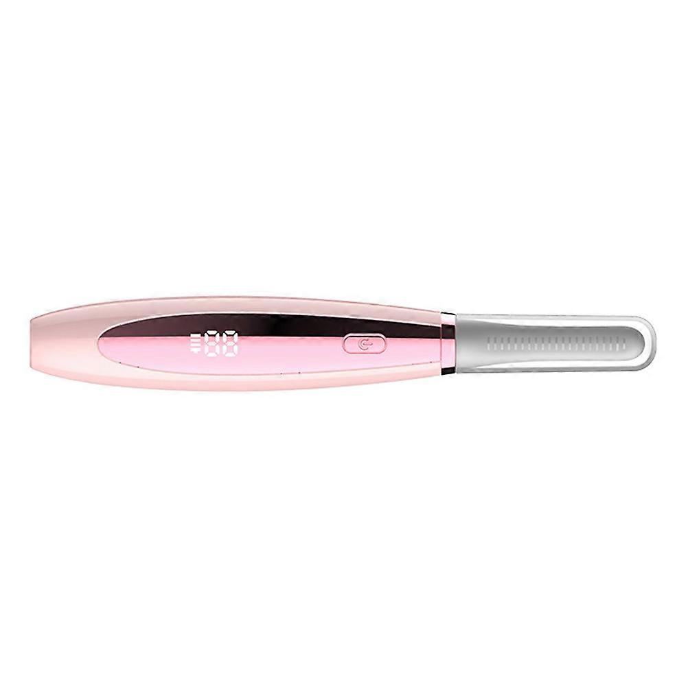 Heating Eyelash Curler Electric Eyelash Tool Travel Pink 14X3X3CM Curling Effect 1Pack