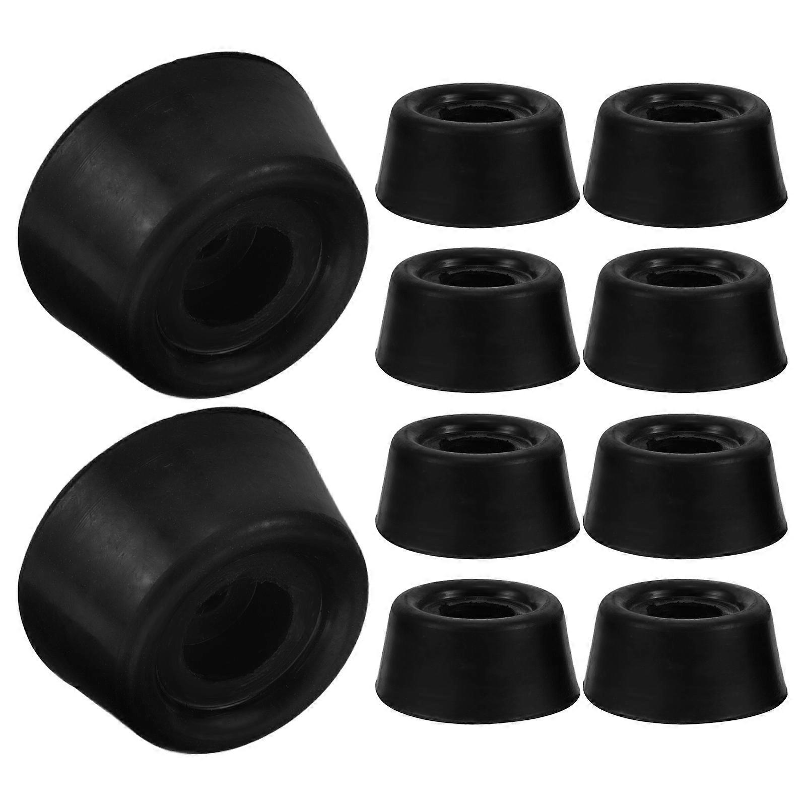 Billiard Cue Bumper Pool Cue Rubber Protector Billiards Enthusiasts Storage Flat Bottom 10Pcs