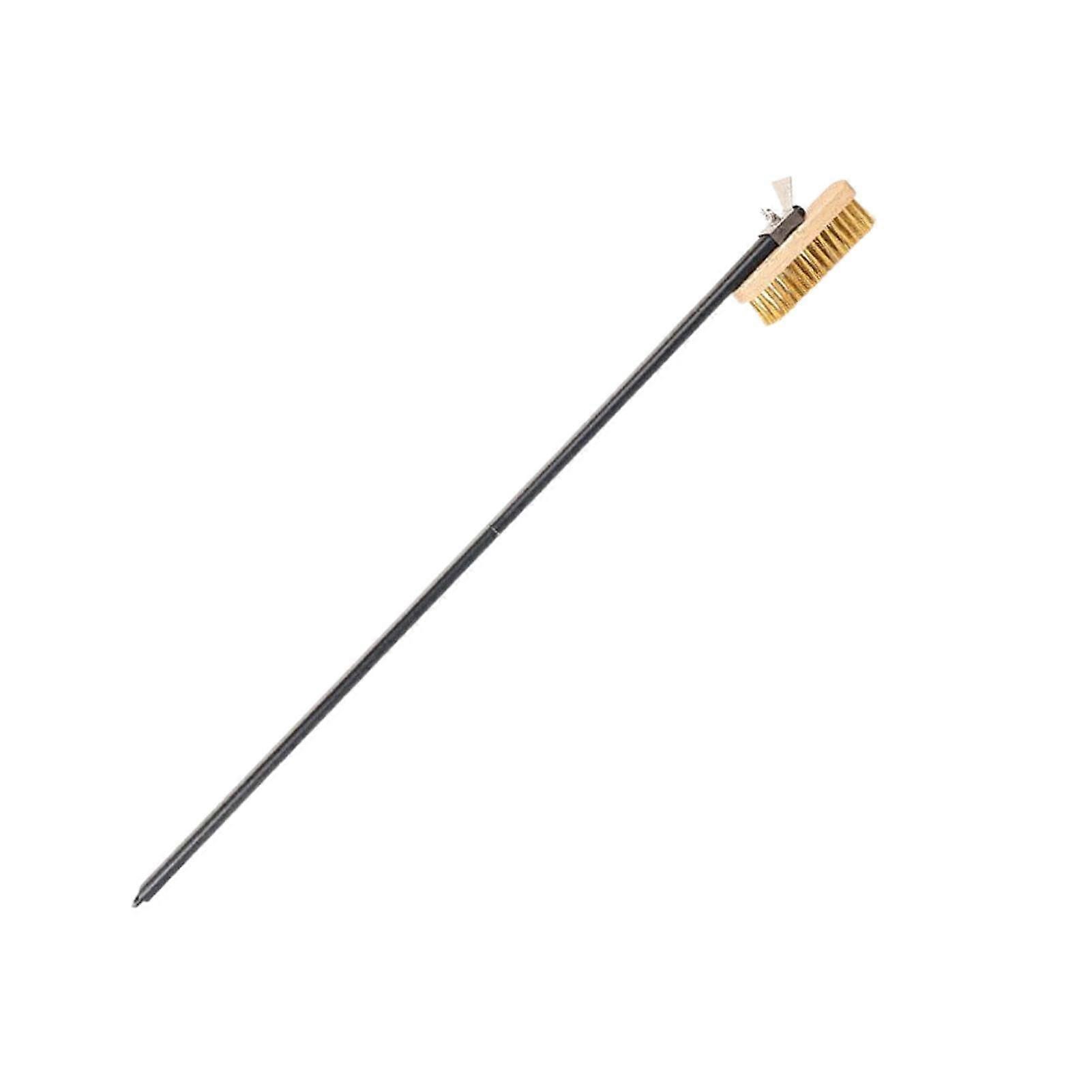 Pizza Stone Brush, Oven Brush with Stone Scraper, Heat Resistant Pizza Oven Brush
