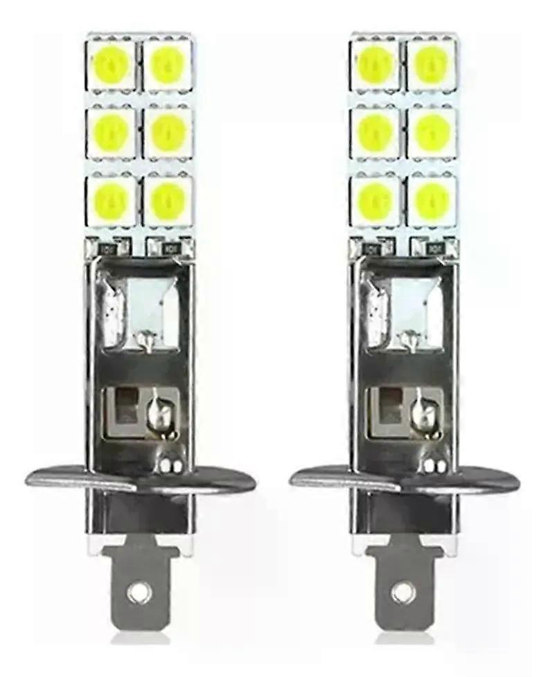 2 Unids H1 Led 12v 6000k Blanco 55w Led Lmpara De