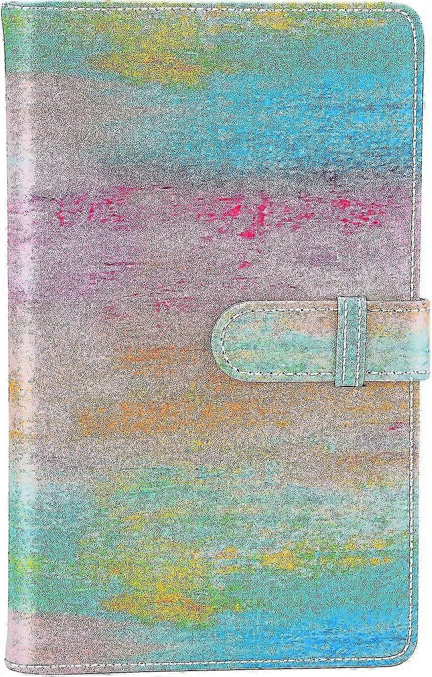2024 Color Wallet PU Leather Photo Album Compatible with Mini Instant Camera Film for Fashionable Accessory