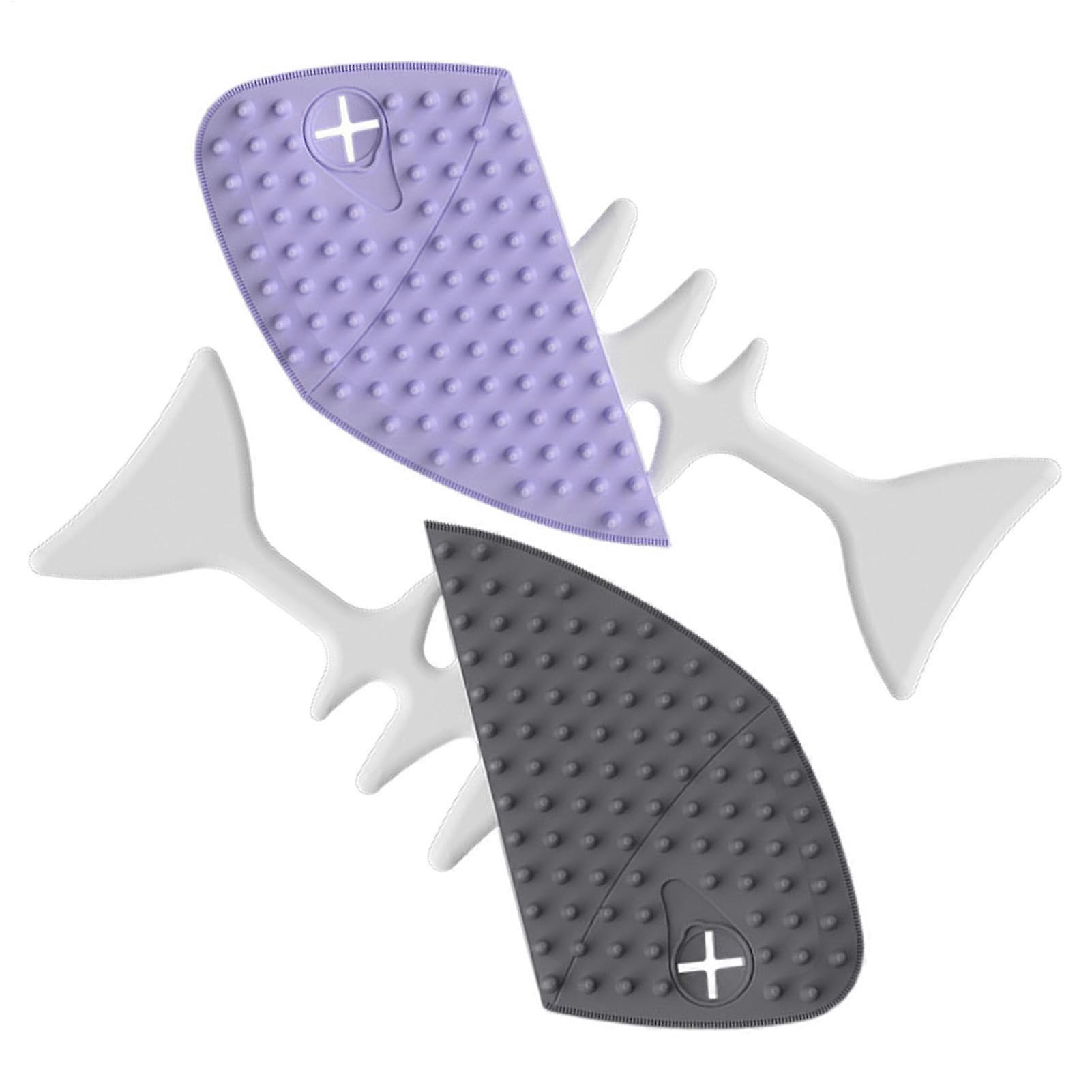 Cat Shedding Brush Kitten Comb Fishbone Design Grooming Brush for Small Medium Cats Durable Deshedding Tool