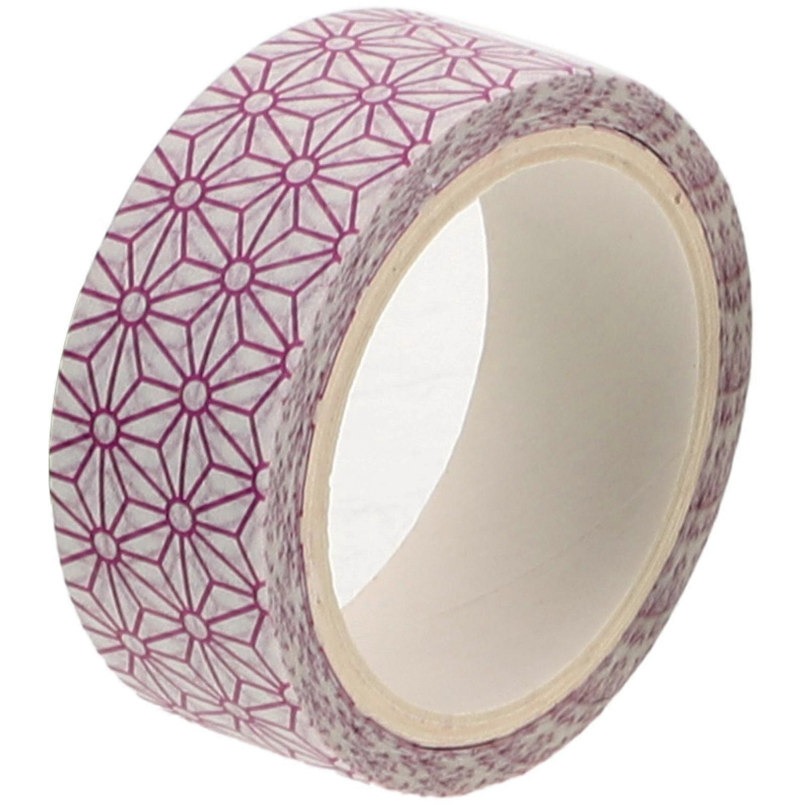 Decorative Self-Adhesive Tape Retro Masking Tape for Scrapbooking and Book Marking 1Set