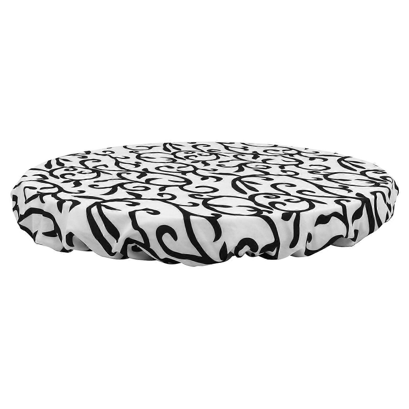 Stretchable Elastic Tablecloth Printed Cover Home Use 80X80CM Dirt Prevention 1Pcs