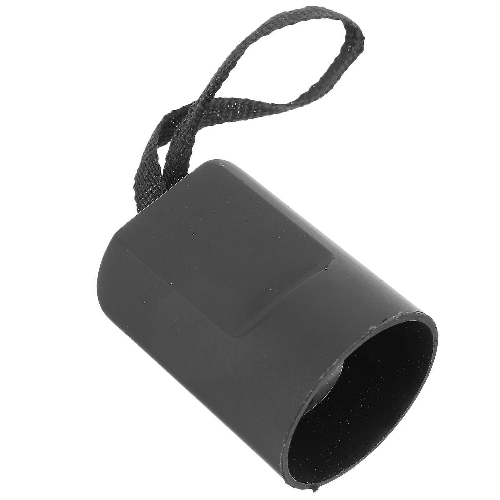 Replaceable Foldable Umbrella Handle Black Plastic Sturdy Grip Compact Handle for Replace Use