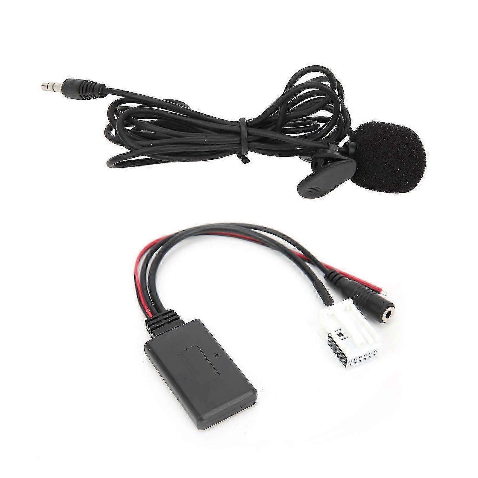 Bluetooth 5.0 aux cable adapter handsfree microphone for citroen berlingo jumpy c2 c5