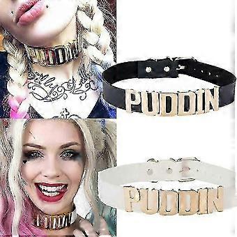 Collier ras-de-cou Puddin de Harley Quinn (Suicide Squad), dernier modèle 2025, accessoires de cosplay