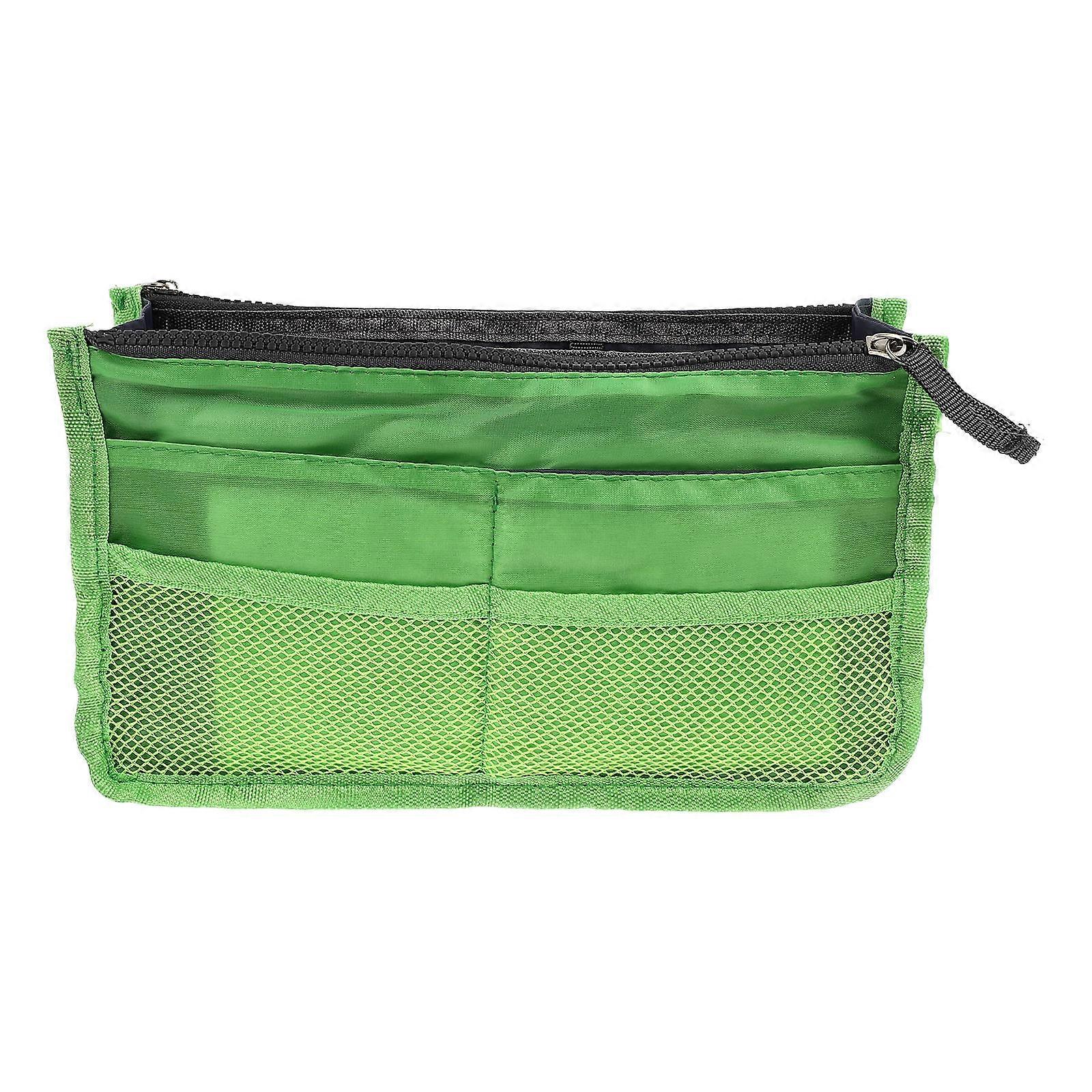 Durable Large Capacity Multi Pocket Travel Toiletry Bag Liner Handbag Insert for Stylish Outdoor Travel Cosmetic Storage Organization
