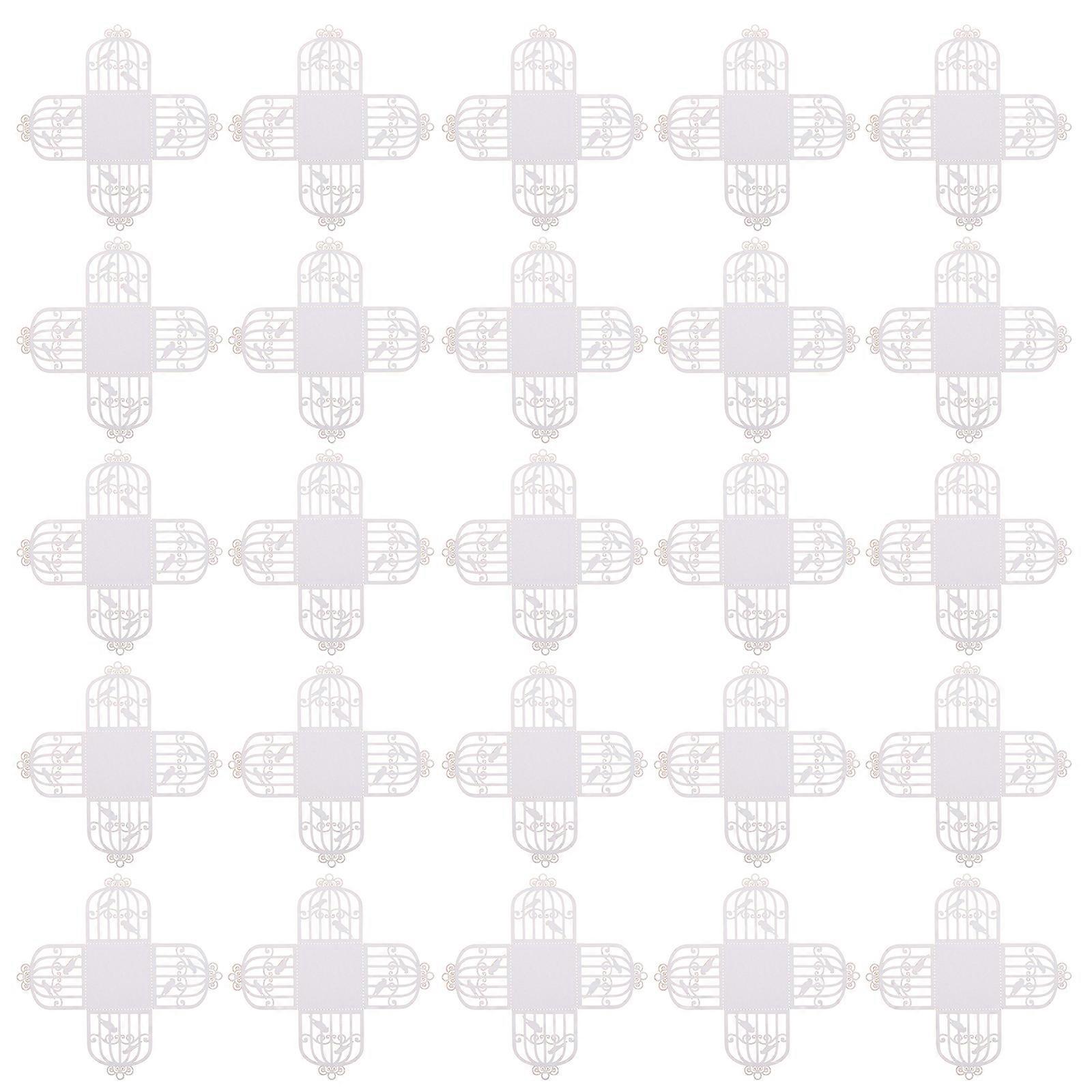 Decorative Chocolate Wrapper 50Pcs White Paper for Storage Use