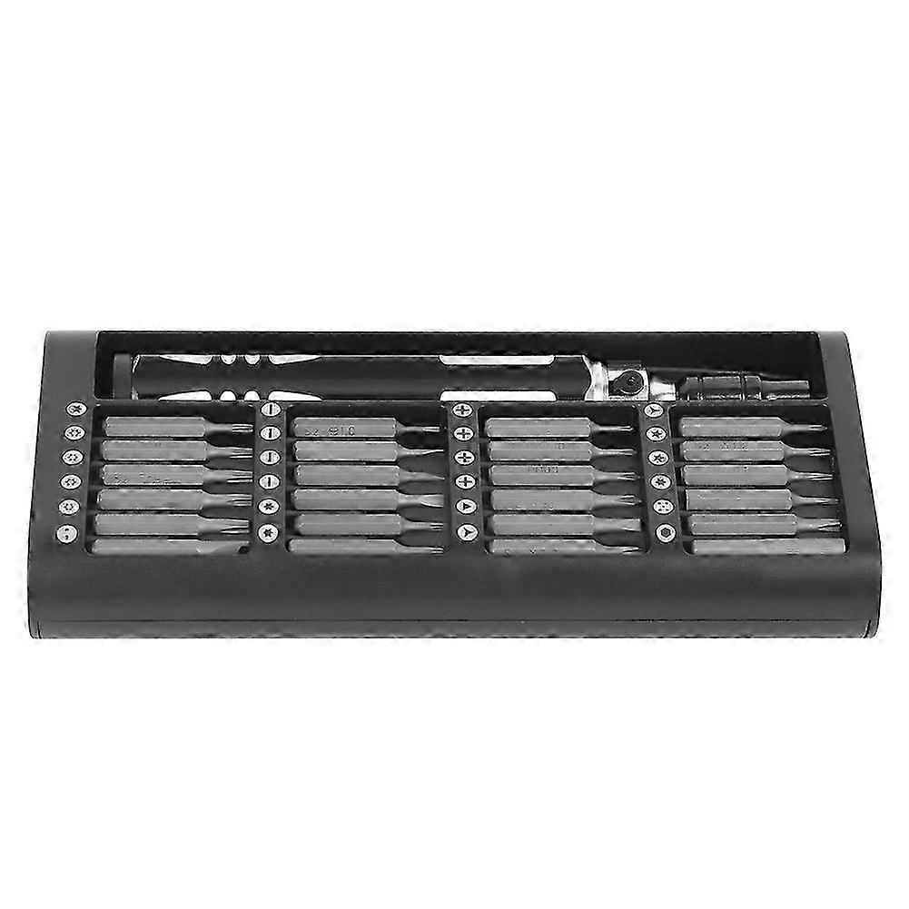 25Pcs/Set Magnetic Screwdriver Bit Kit Precise Instrument Repairing Tool with Storage Box