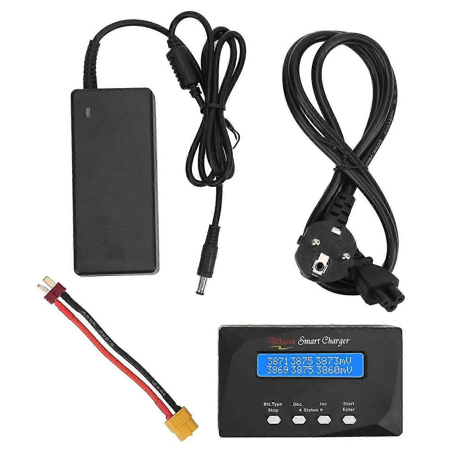 Battery Pack nce Charger 60W Automatic Adjustment Digital Battery nce Charger Discharger 100240V EU Plug